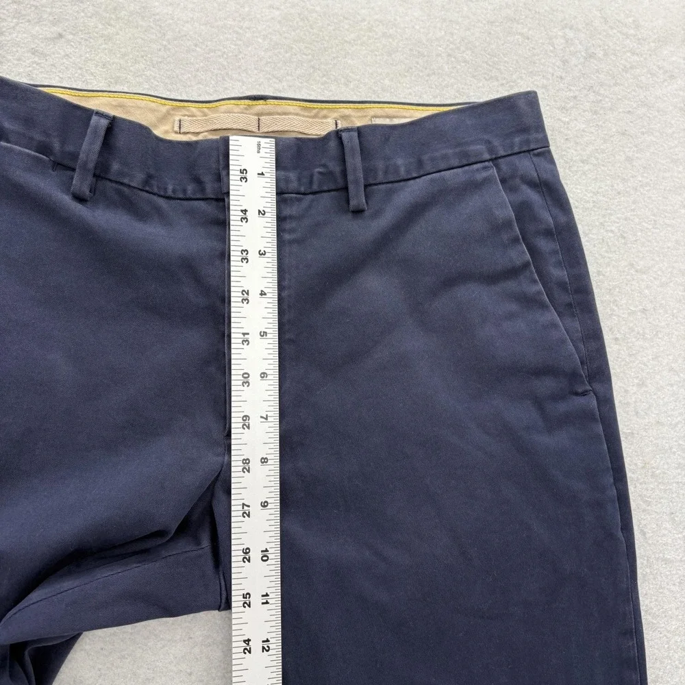 Banana Republic Rapid Movement Chino Pants Mens 31x32 Blue Slim Fit Stretch